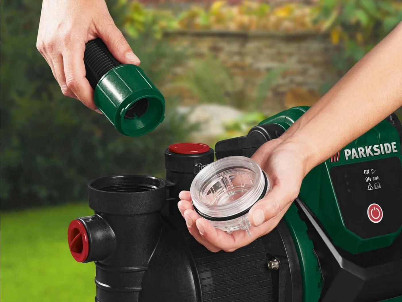 Parkside Wasserpumpe PARKSIDE Haus- und Gartenautomat Wasserpumpe PHGA 1000 W -3300 l/h