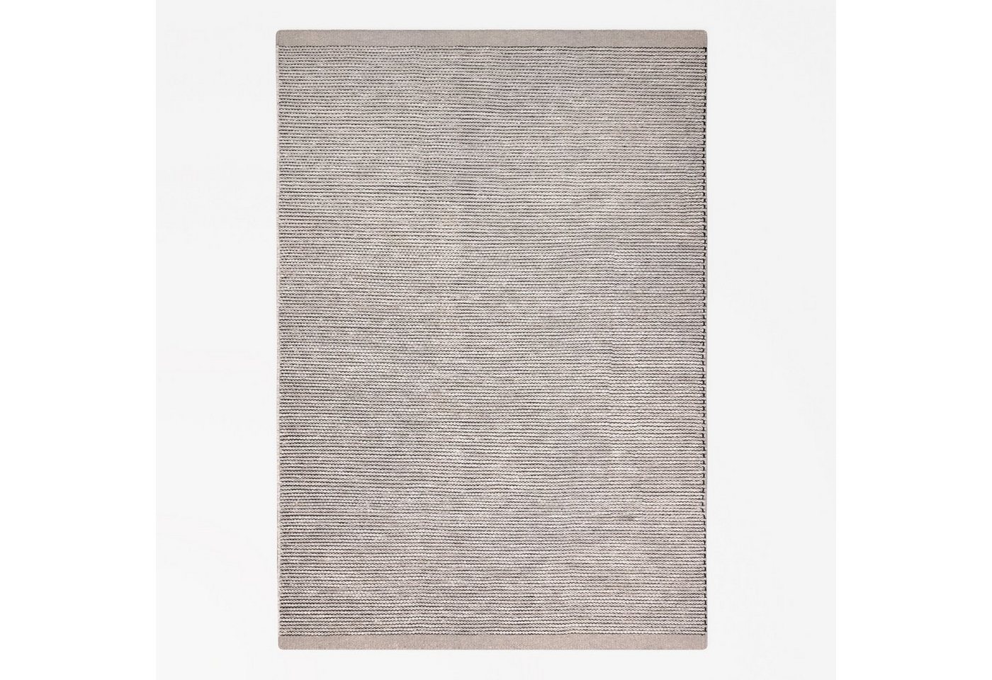 Wohnando Teppich MY-RUG Roshni, Wollteppich 90x60cm, rechteckig, Höhe: 10 mm, handgewebt, Naturprodukt, Uni Farben, meliert, Wolle Bild 5
