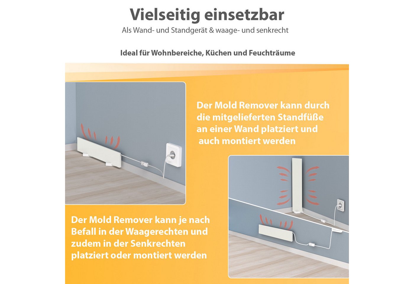 Northpoint Infrarotheizung Northpoint Infrarot Schimmelentferner chemiefrei Wand Bad Bild 2