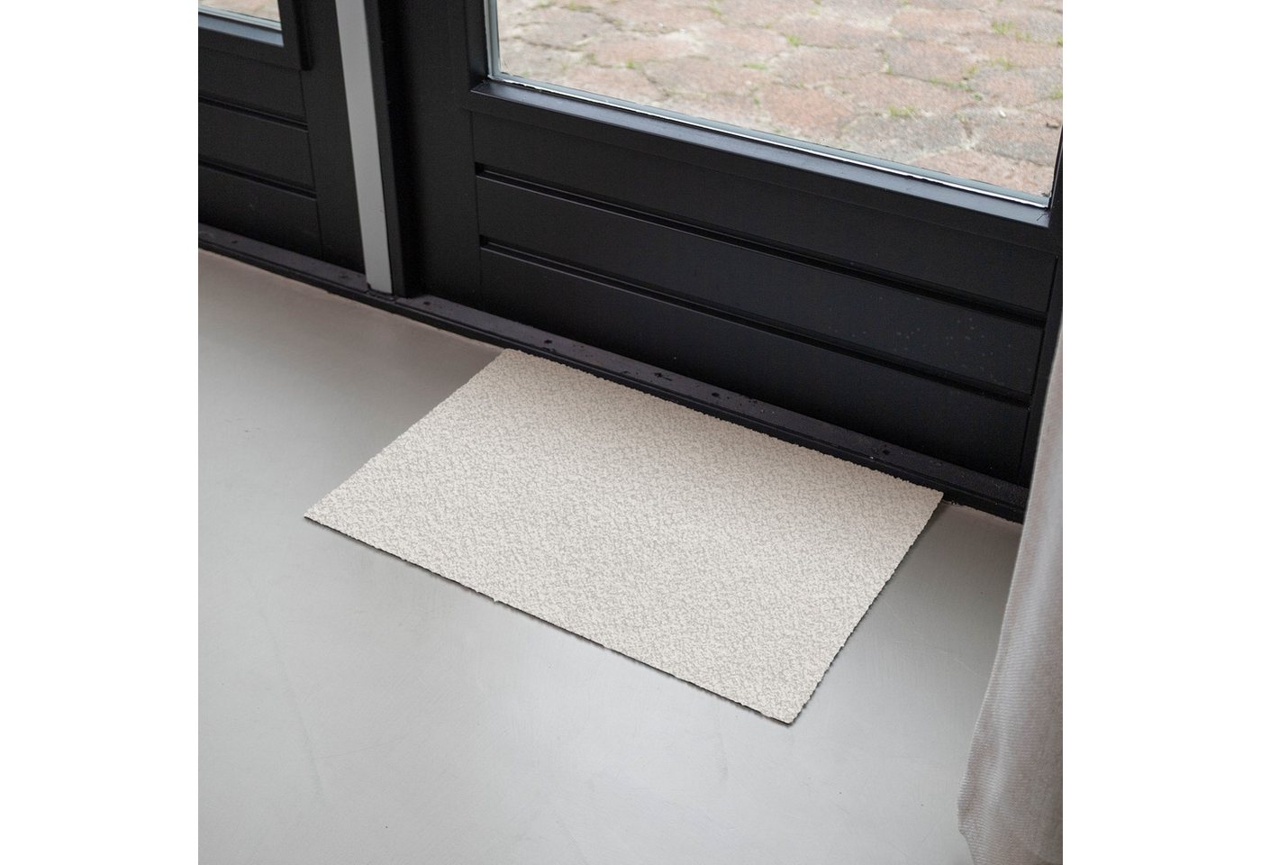 MuchoWow Fußmatte Silent – Sandstein – Grau, Rechteckig, innen Schmutzfangmatte, Tür, Schmutzfänger Flur, Teppich 60x40 cm Bild 3