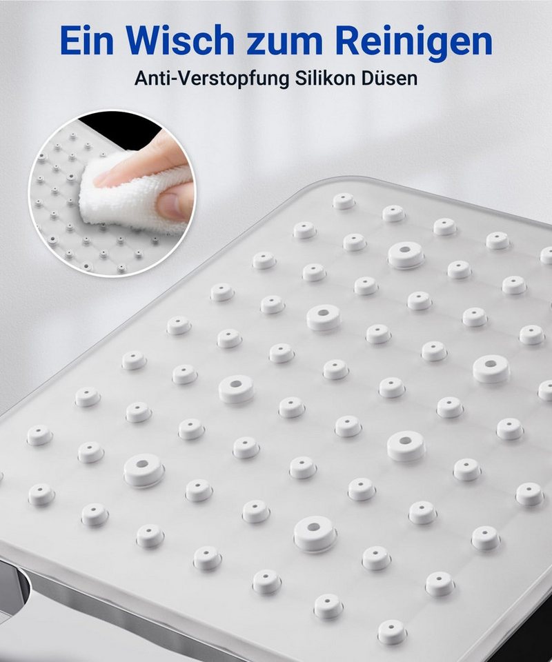Fyrove Duschbrause Hochdruck Duschkopf Wassersparend, Handbrause Duschkopf AntiKalk Bild 3