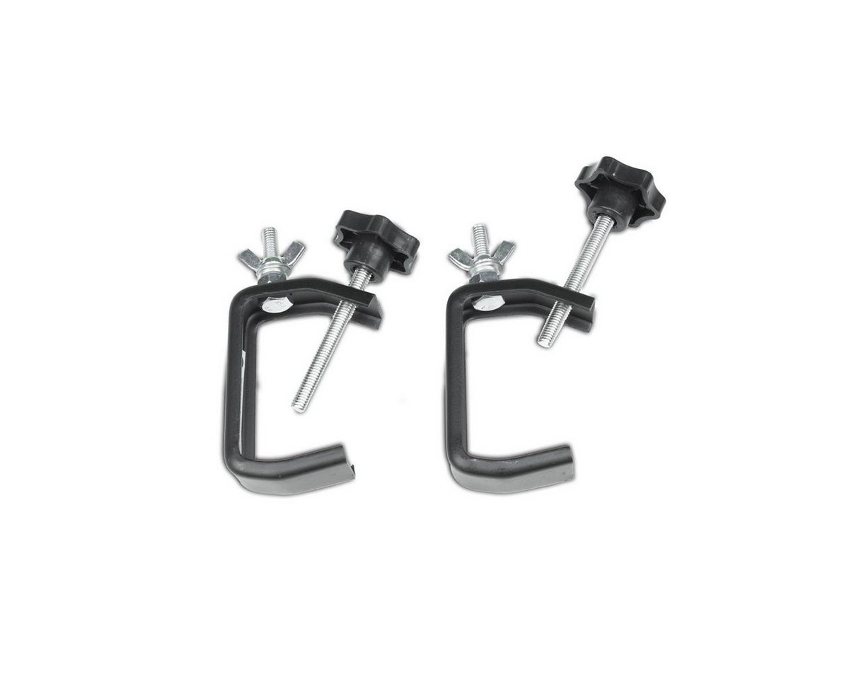 SATISFIRE Discolicht Party Clamp Set 5 Stück kompakter Haken für Effekte und Scheinwerfer Bild 4