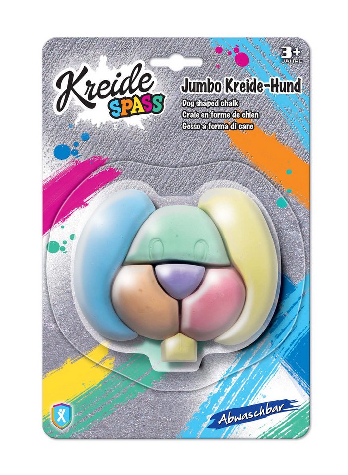 XTREM toys & sports Malkreide KREIDESPASS Jumbo Kreide-Hund