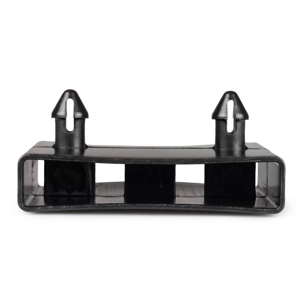 Prima-Online Möbelbeschlag Lattenrost Mittelkappen 55x9mm Schwarz Federleisten Mittelhalterungen (Mittelkappe), Flexibler und bruchfester Kunststoff, werkzeuglose Steckmontage. Bild 5