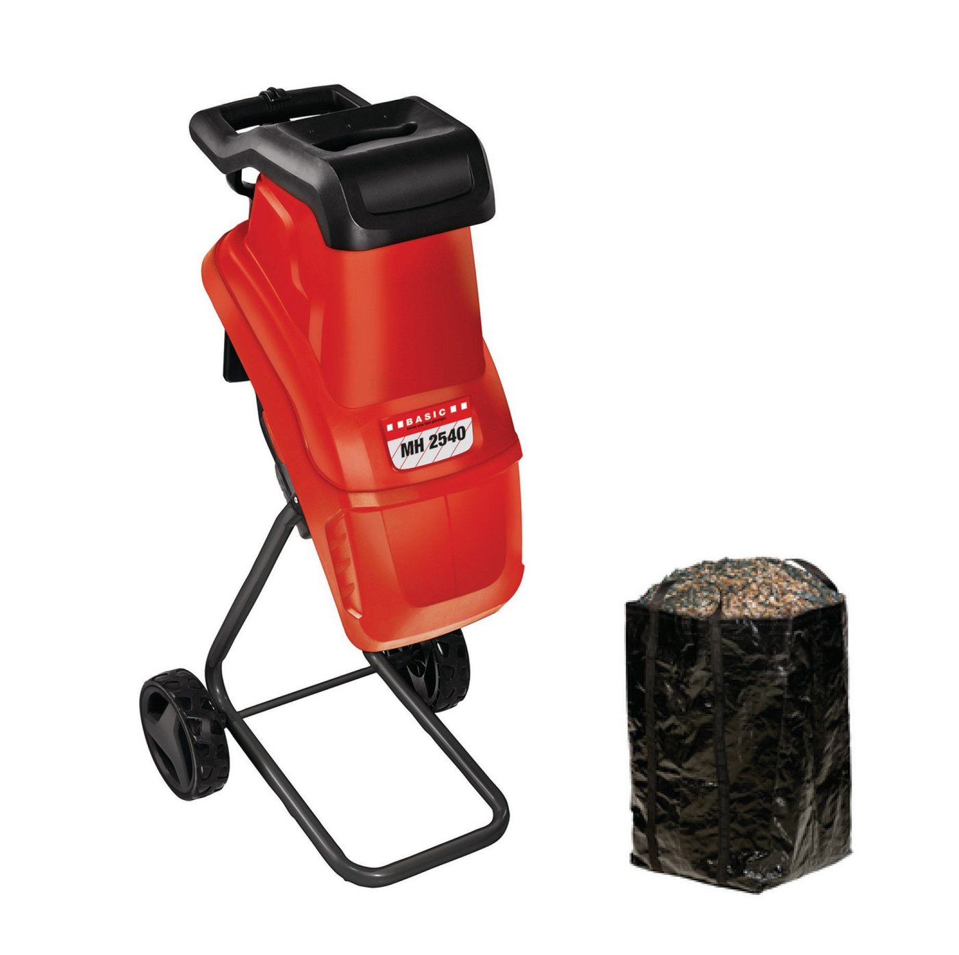 Einhell Messerhäcksler Basic MH2540, 4,00 cm max. Astdurchmesser, 2 Stück Wendemesser aus Spezialstahl Bild 2