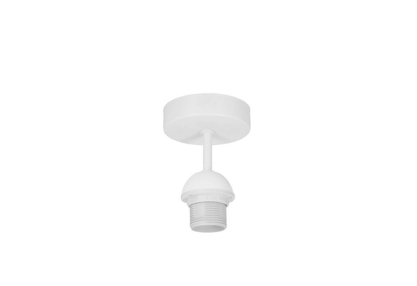Licht-Erlebnisse Deckenleuchte GELO, ohne Leuchtmittel, Metall E27 D: 40 cm rund Weiß Beige Dunkelbeige Modern Deckenleuchte Bild 3