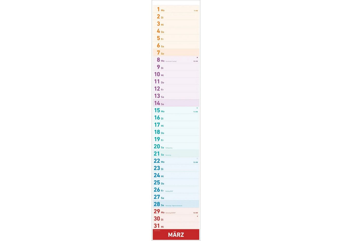Wandkalender Megaplaner XXL 2027 Bild 2