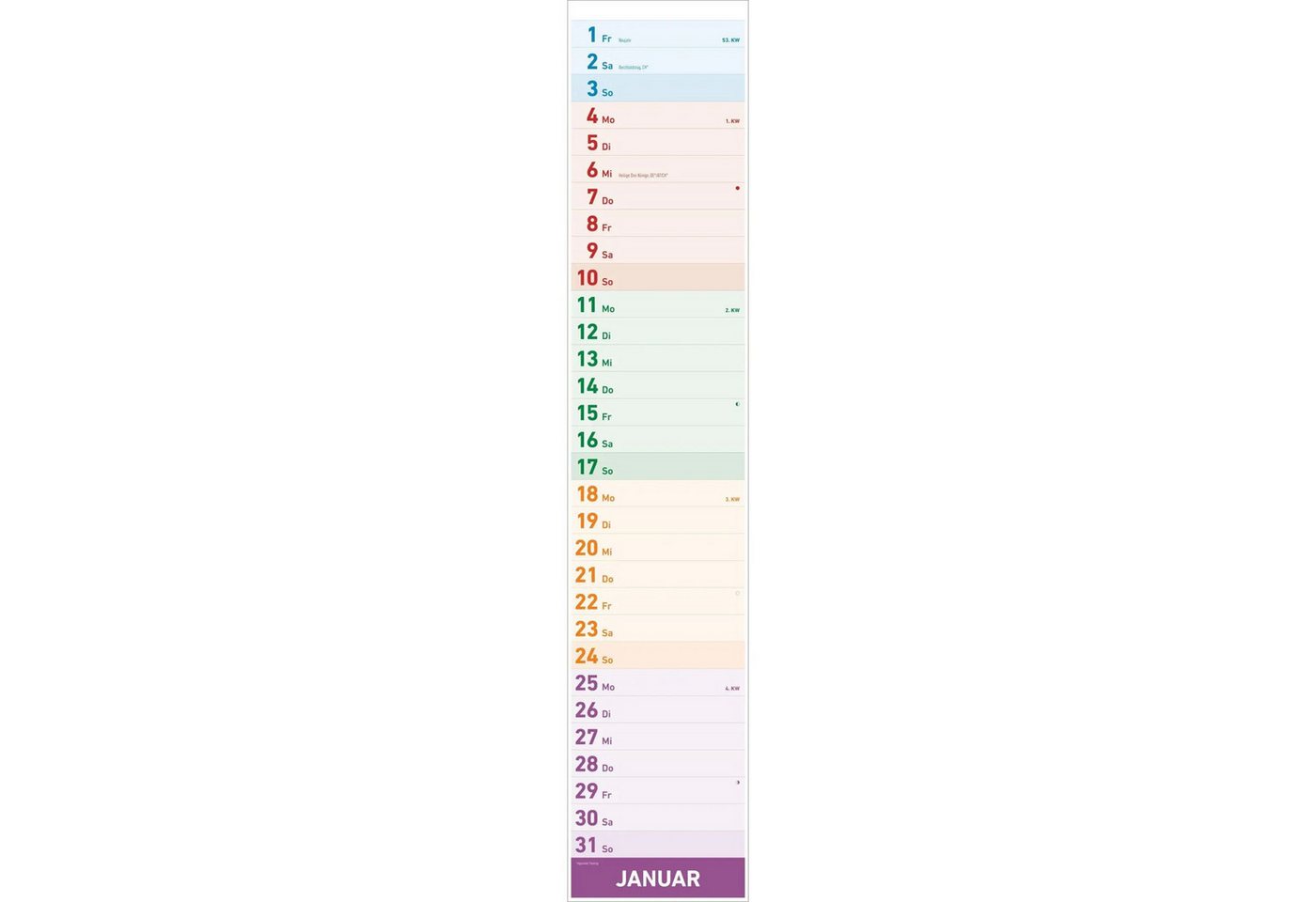 Wandkalender Megaplaner XXL 2027 Bild 4