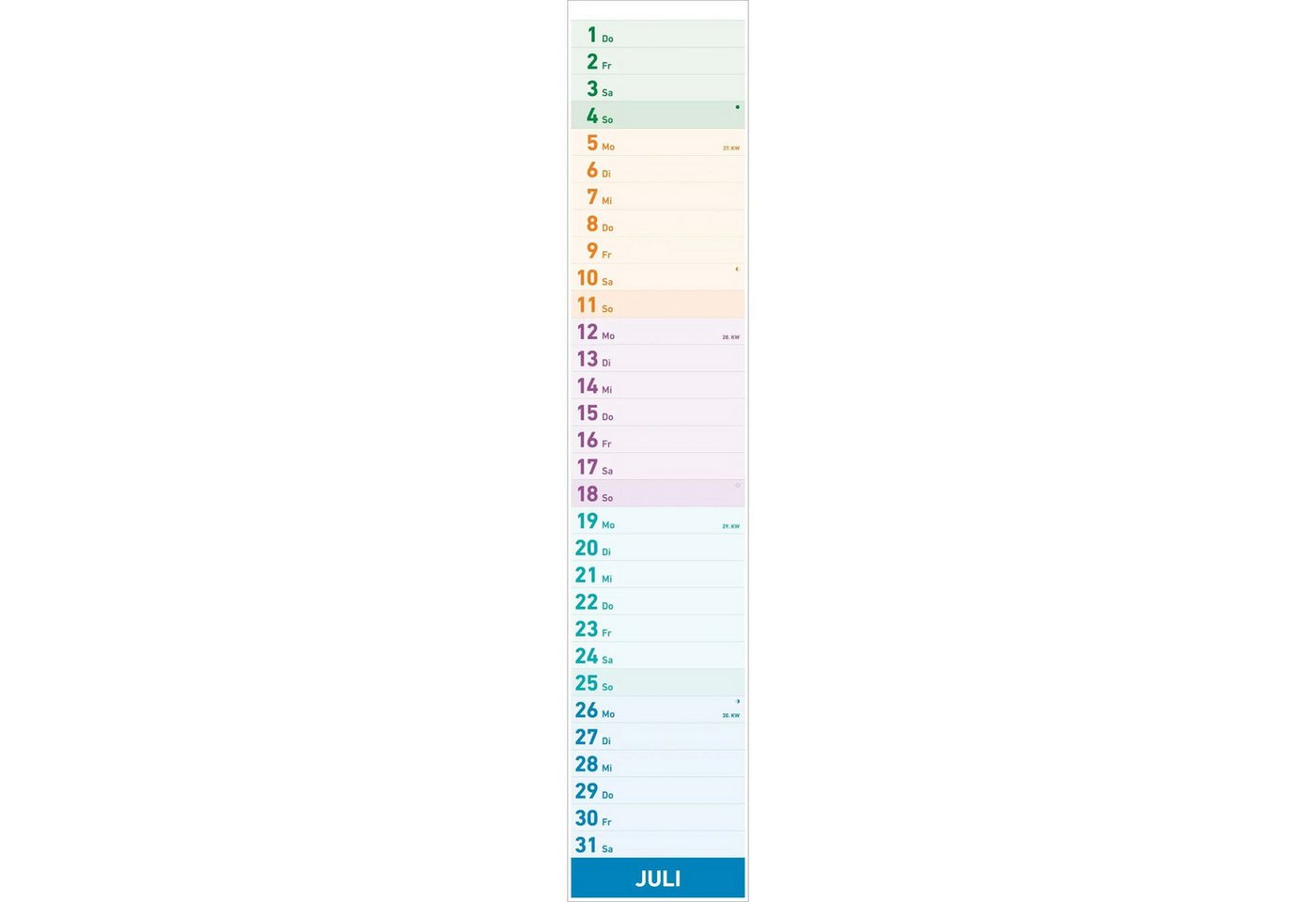 Wandkalender Megaplaner XXL 2027 Bild 5