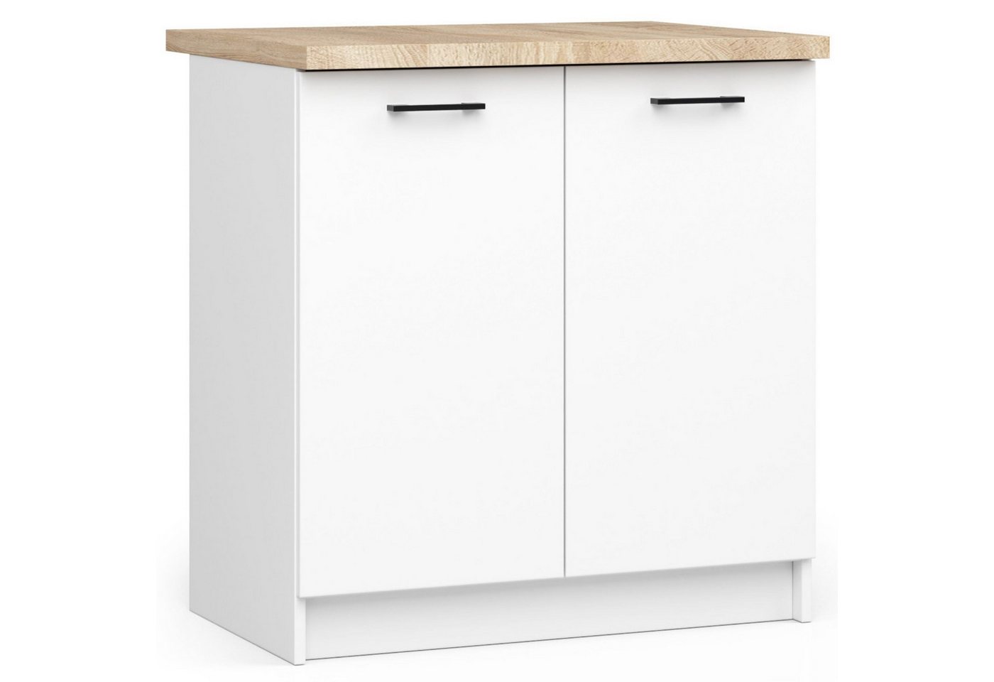 Raumhirsch Furniture Unterschrank Moderner Küchenunterschrank Küchenmodul mit Arbeitsplatte Innenregale (viele Farbvarianten - Maße: 60 x 85 x 46 cm) Hochwertig & stabil Bild 2