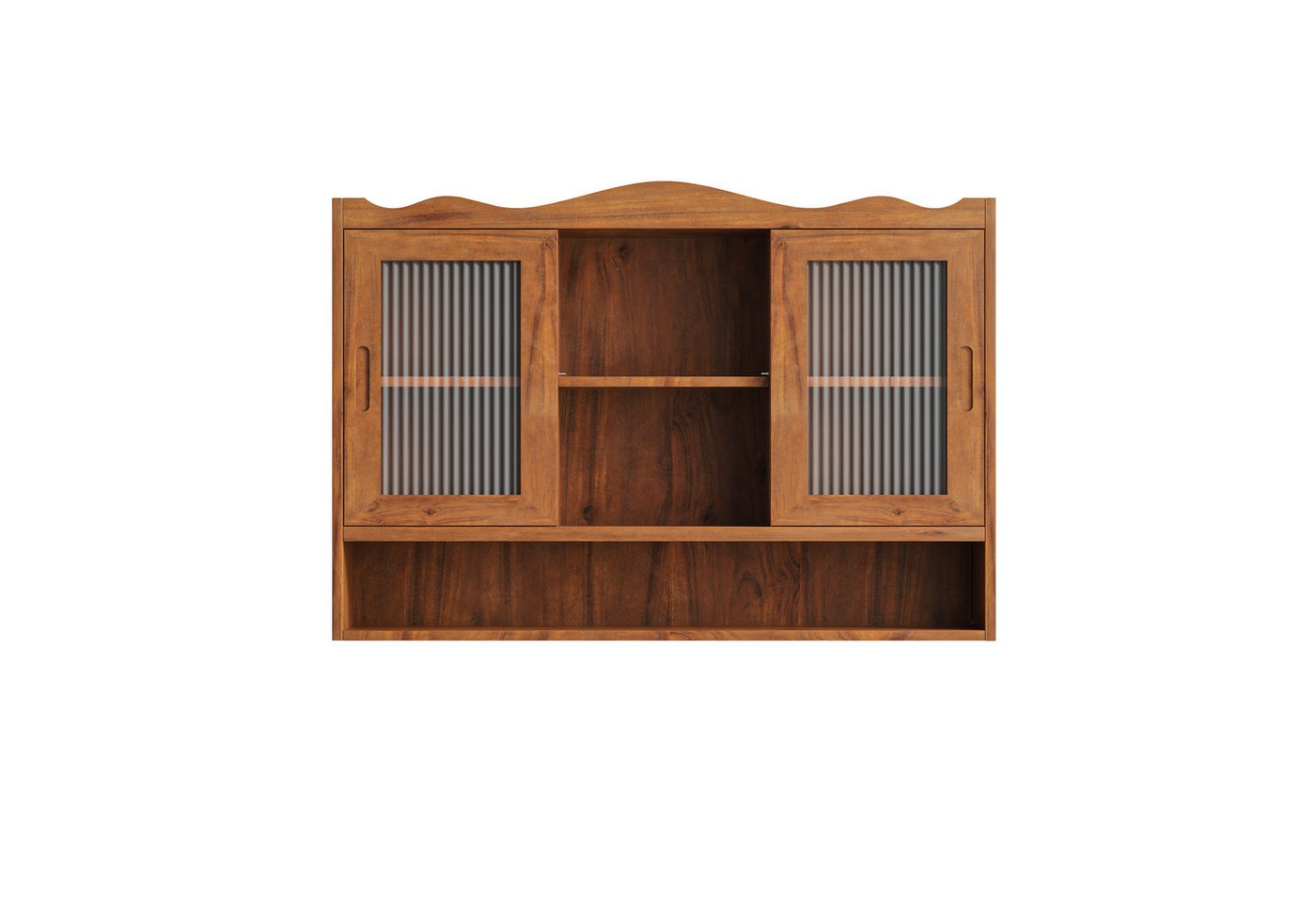 FANNOU Hängeschrank Retro 2-türiger Schiebeschrank, 90 x 60 x 20 cm Wandschrank für Eingangsbereich, Küchen Bild 5