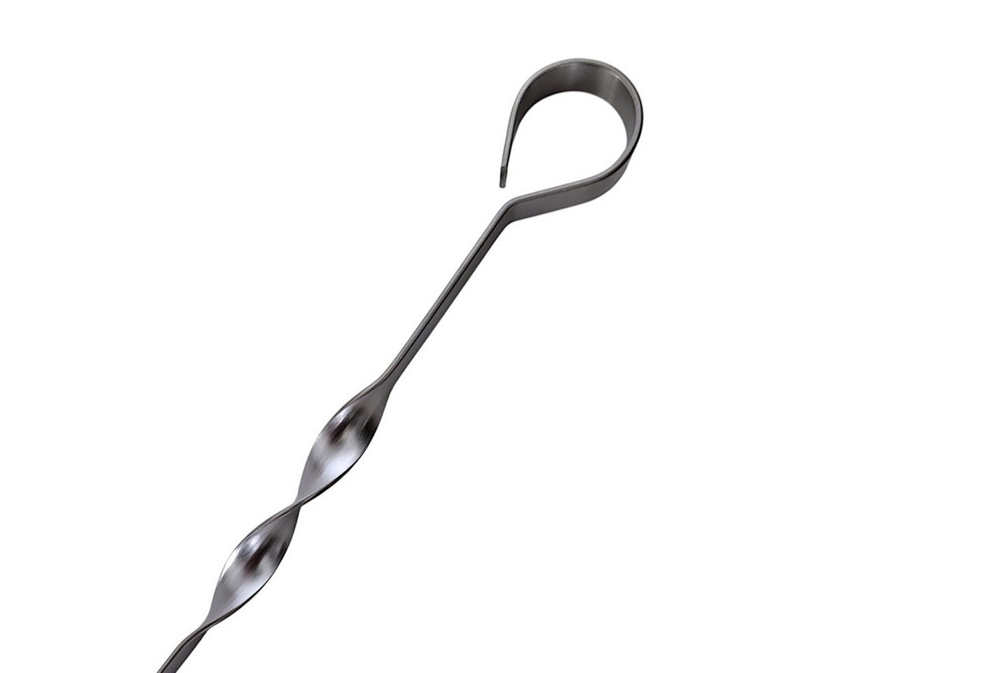 Grillpeter Schaschlikspieße Grillpeter Schaschlik Spieße Edelstahl 10 Stück 60 cm mit Tasche