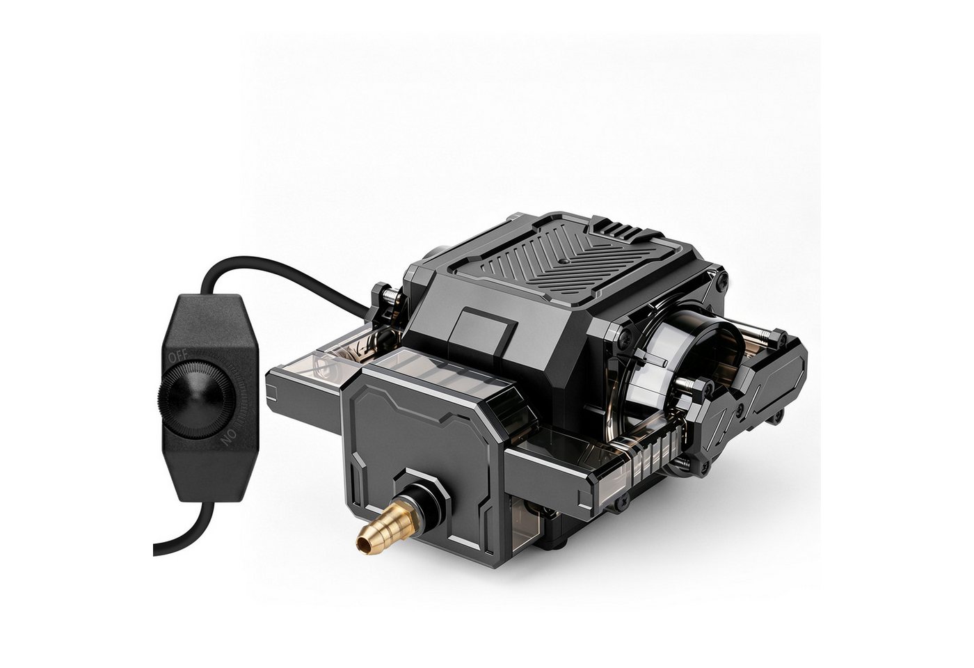 XERSEK Teichpumpe 42W 4800L/H Aquarium Luftpumpe Teichbelüfter Regelbare Belüfterpumpe (Sauerstoffpumpe mit 12 Ausgänge & Dual-Kanal-Kupfermotor), für Aquarium Teich Hydroponisch und Großaquarien‌ Bild 4
