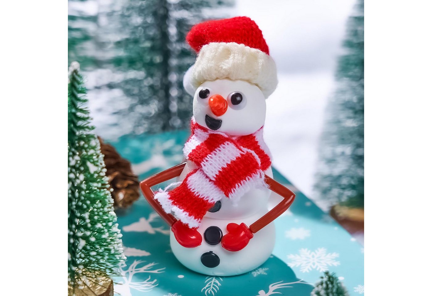 JOYIN Kreativset JOYIN Schneemann-Bastelset für Weihnachten, 3 Stück Bild 5