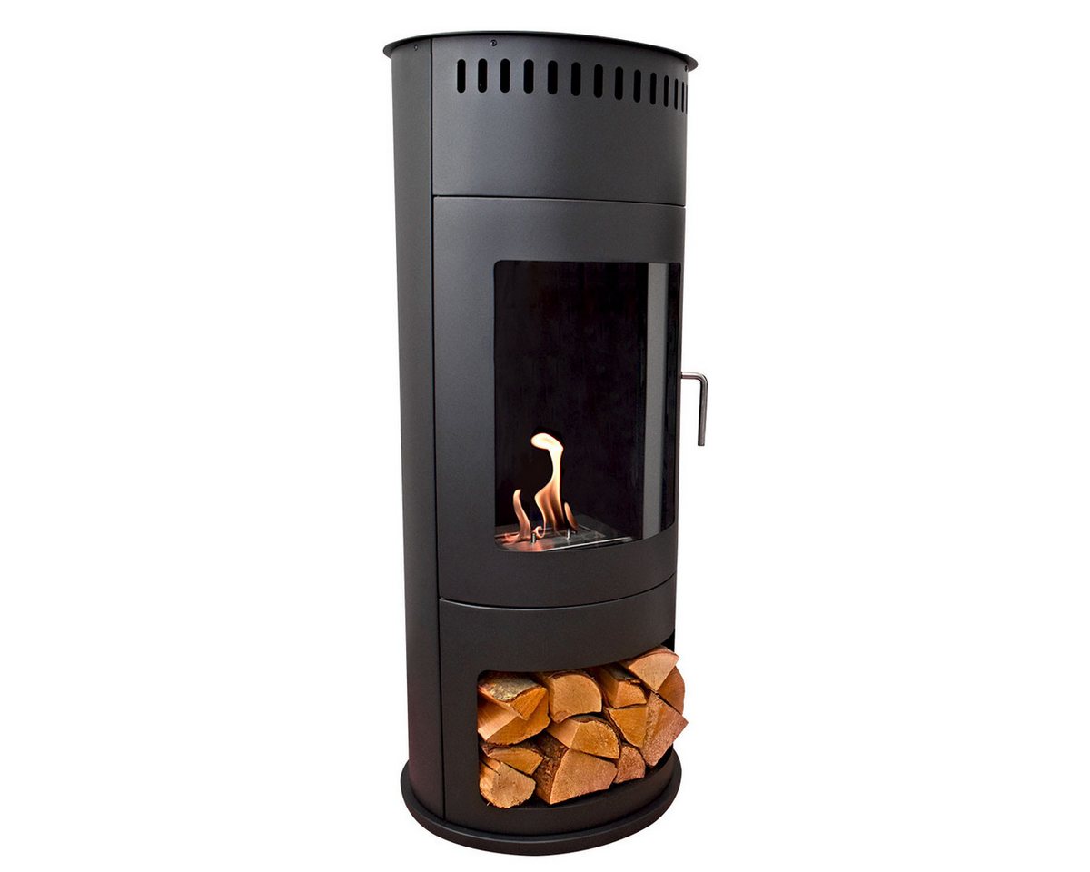 GLOW FIRE Echtfeuer-Dekokamin Ethanolkamin Bergen Bioethanol Kamin, Sicherheitsbrenner,2 KW Heizleistung,4h Brenndauer Bild 2