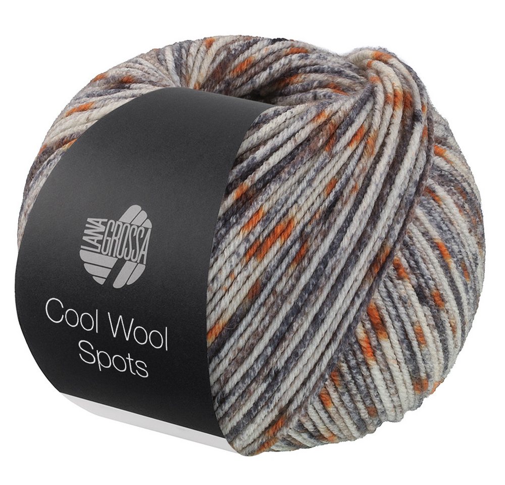LANA GROSSA Cool Wool Spots Häkelwolle, 160 m