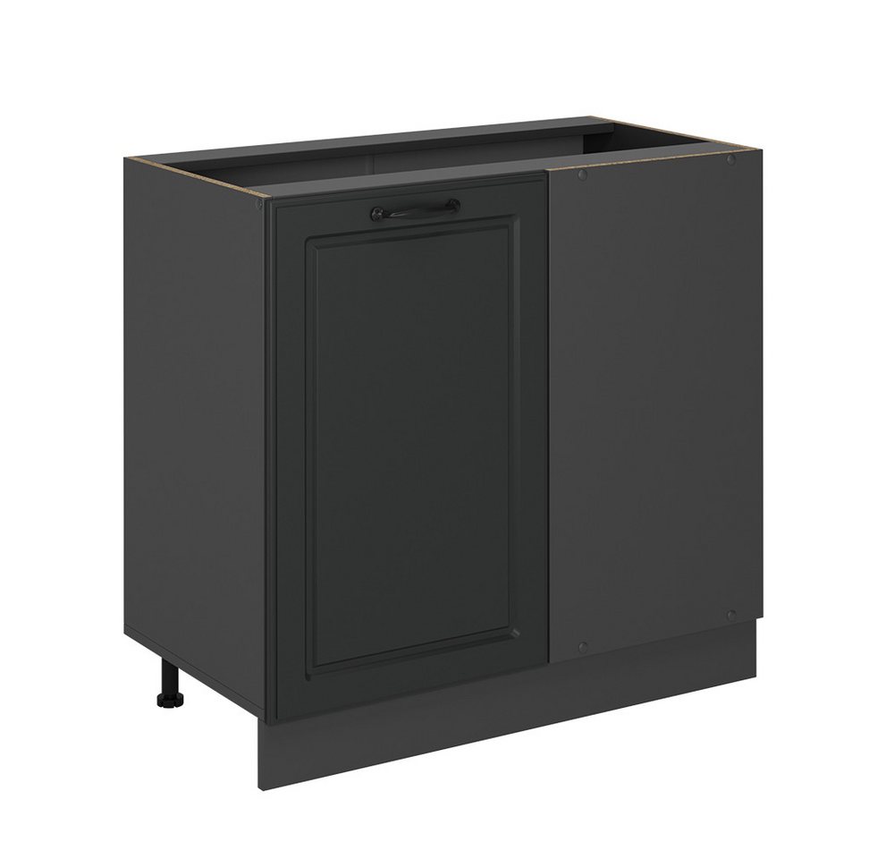 Vicco Eckunterschrank R-Line, Anthrazit Landhaus/Anthrazit, 86 cm ohne Arbeitsplatte (1-St)