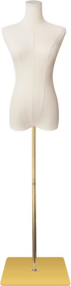 SHAREWIN Schneiderpuppe Schlanker Damen-Torso 50–70 Zoll höhenverstellbar, mit silbernem Metallständer für Kleidung und Schmuck Bild 3