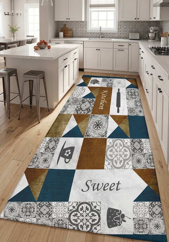 TEPPIA Teppich Teppia 44212 Vintage Kitchen Sweet Küchenteppich