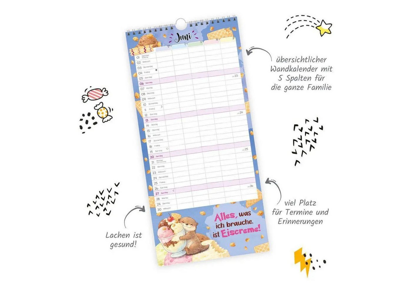 Trötsch Verlag Wandkalender TRÖTSCH - Familienkalender Spruchreif 2027 Bild 3