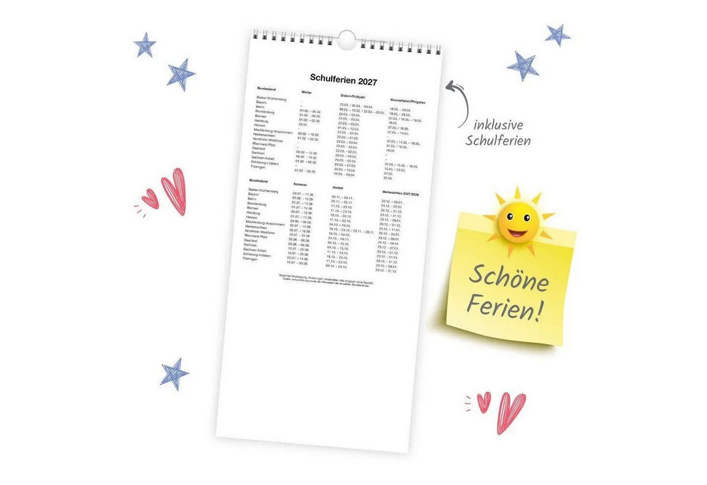 Trötsch Verlag Wandkalender TRÖTSCH - Familienkalender Spruchreif 2027 Bild 5