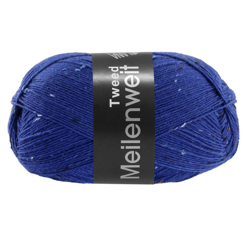 LANA GROSSA Meilenweit 100g Tweed Häkelwolle, 420 m