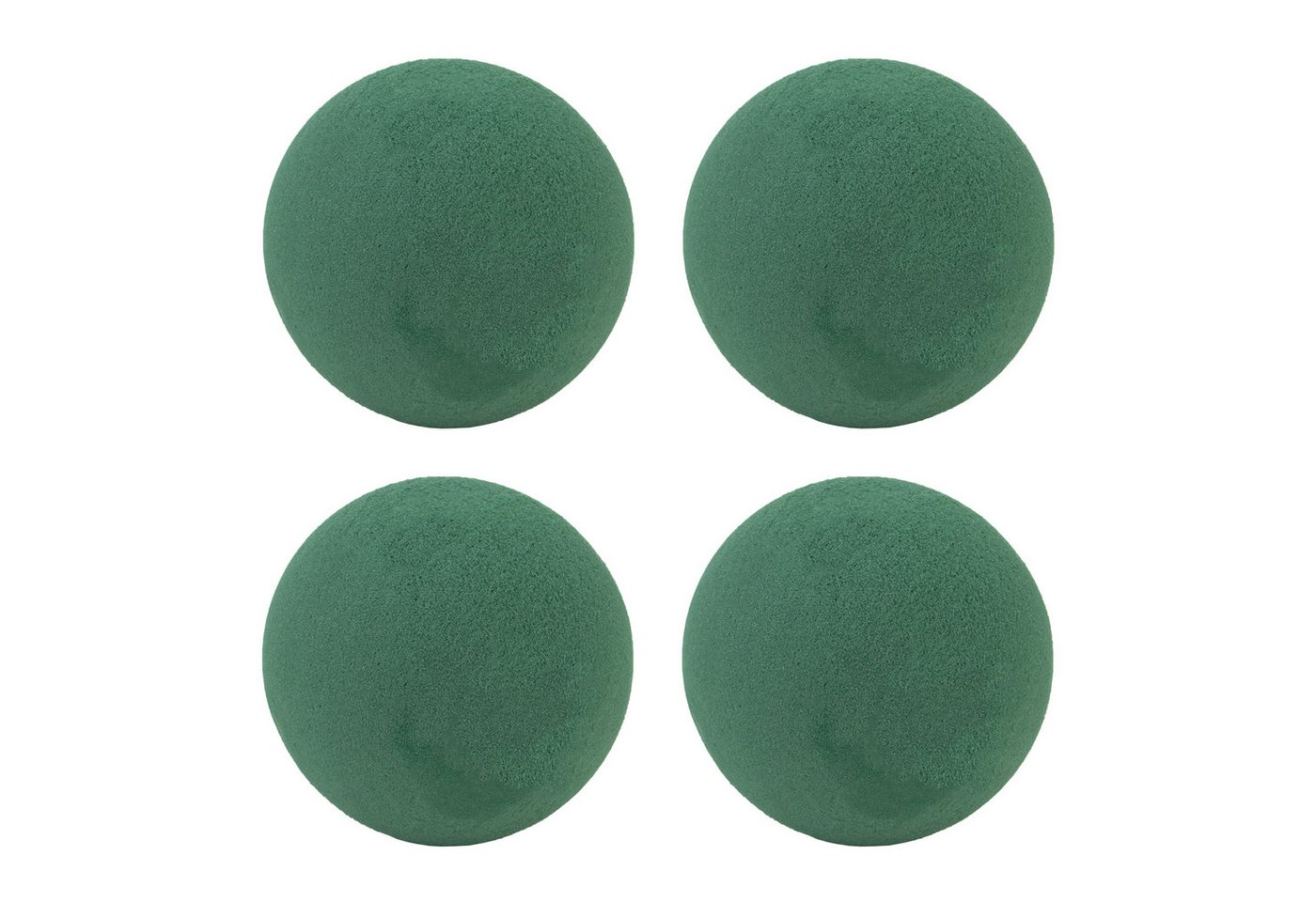 Creativery Bastelmoos, Nass Steckschaum Kugeln 9cm für Frischblumen 4er Set