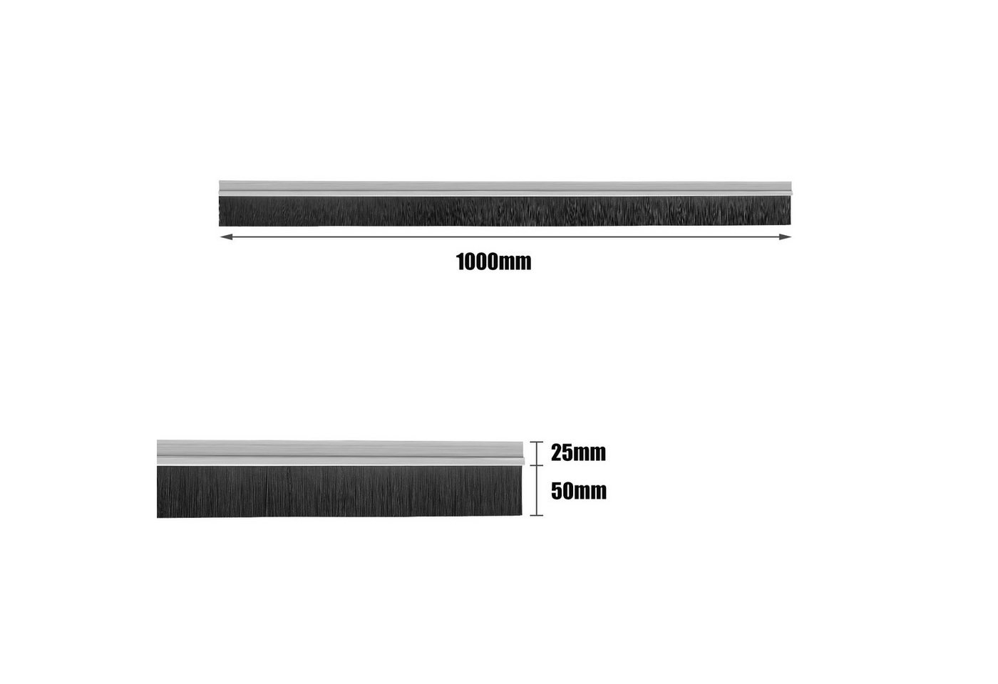 Youyijia Fassadenpinsel Brush Seal 50 x 1000 mm Strip Brush Door Brush Bild 3