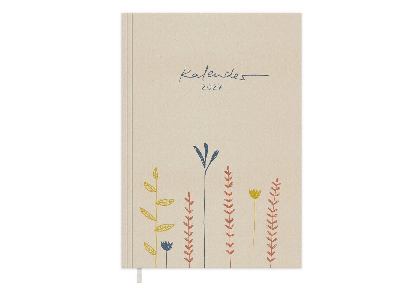 Eine der Guten Verlag Terminkalender Terminplaner 2027 - A5, creme beige, 1 Doppelseite / Woche, 144 S. FSC-Papier, Softcover, klimaneutral Bild 5