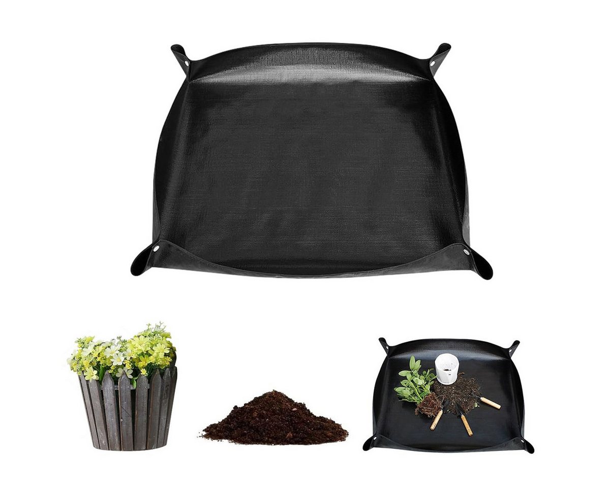 Coonoor Gartenpflege-Set Wasserdichte Pflanzen-Umtopfmatte für den Innenbereich, faltbare Zimmerpflanzen, Sukkulenten, Pflanzmatte, tragbare Bild 2