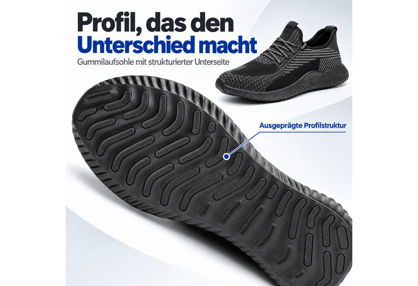 ARMORAX Arbeitsschuhe Damen Herren mit Stahlkappe, Mesh-Sneaker Sicherheitsschuh mit Stahlkappe Bild 4