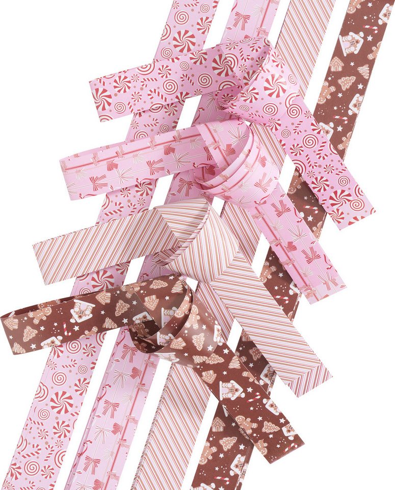 Gebrüder Bertels Motivpapier Papierstreifen Candy Shop, 15mm, 48 Streifen