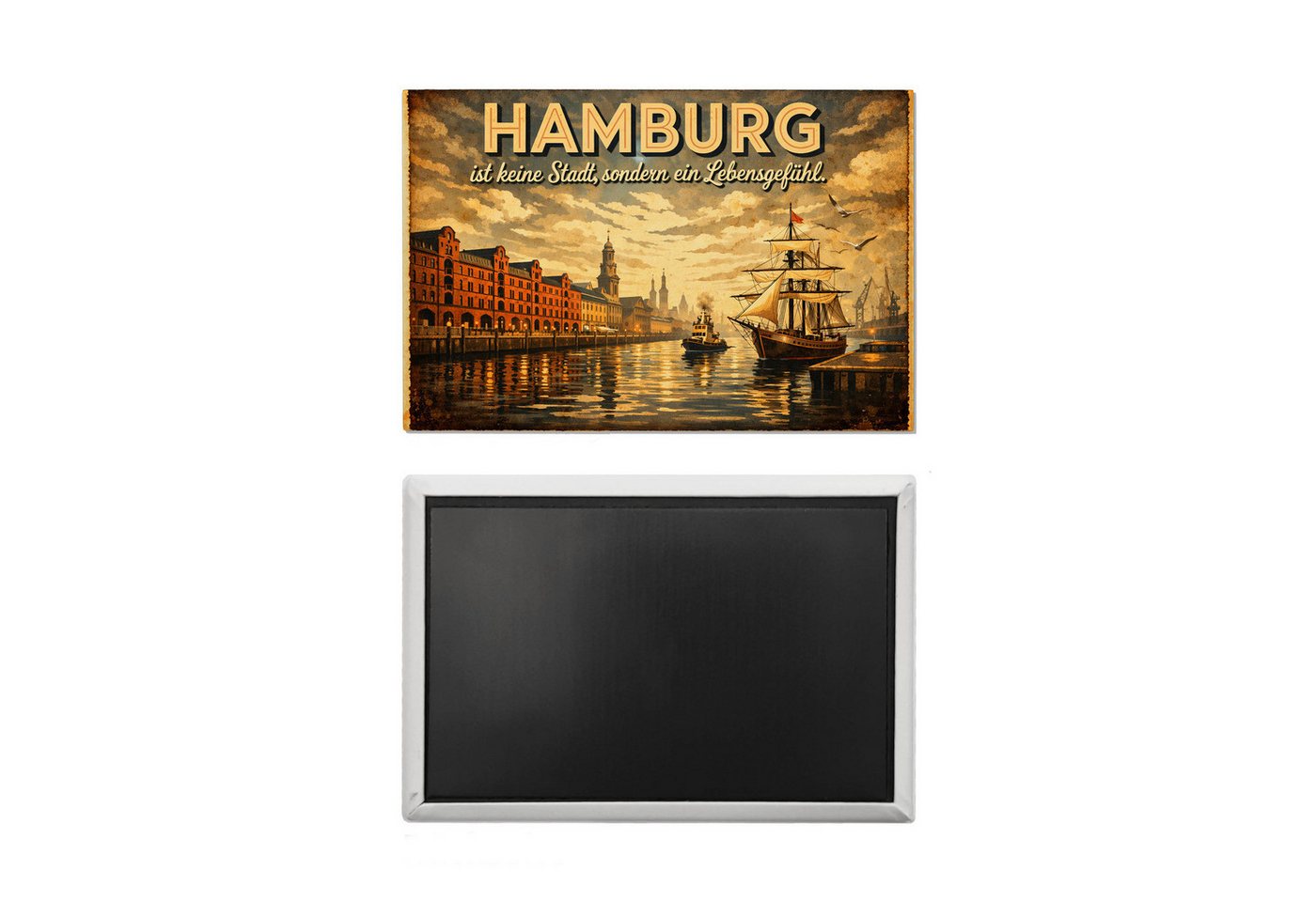 speecheese Magnet Hamburg keine Stadt sondern Lebensgefühl Souvenir Magnet