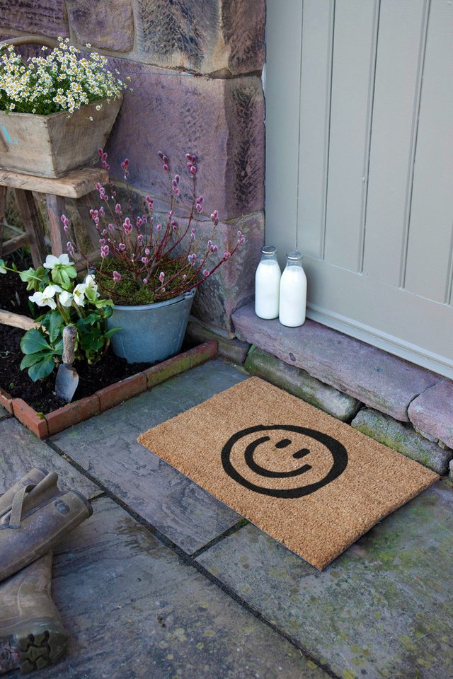 Artsy Mats Fußmatte Fußmatte Smiley