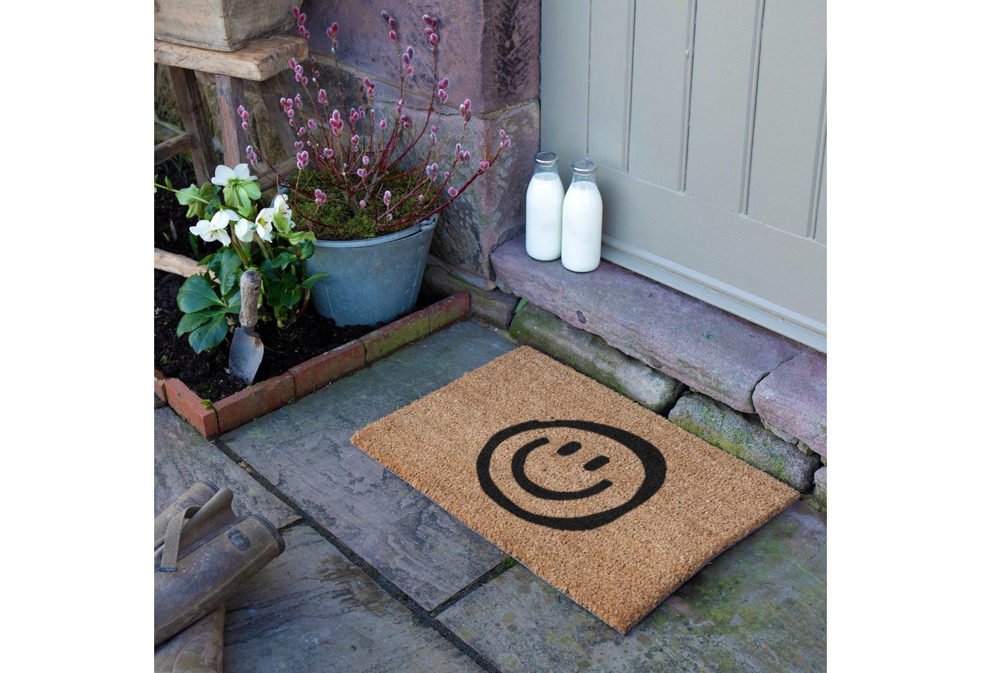 Artsy Mats Fußmatte Fußmatte Smiley Bild 2