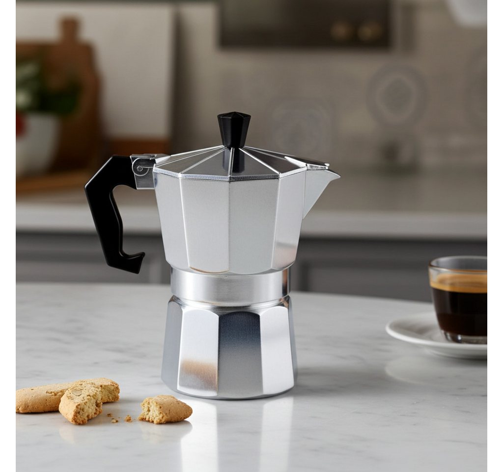 Casativo Espressokocher CH8576, Ergonomischer Soft-Touch-Griff für sicheren Halt Bild 5