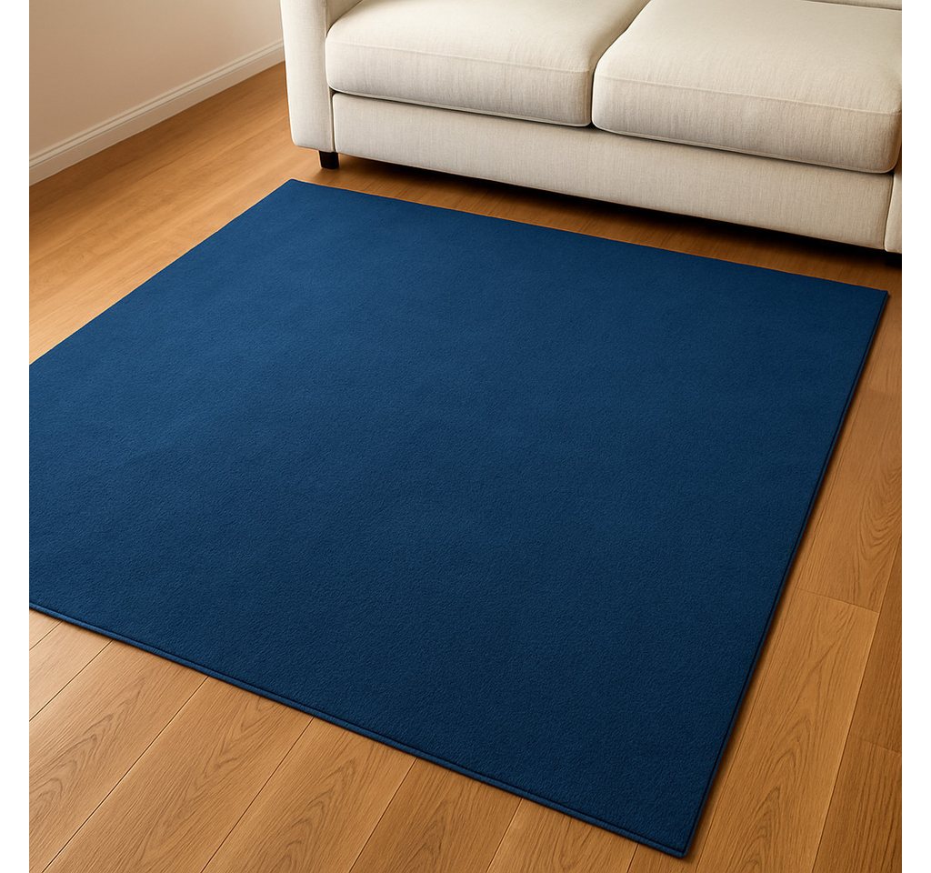 TaCa Home Teppich Supersoft Kurzflor-Teppich Uni, rechteckig, Höhe: 14 mm, waschbar Bild 3