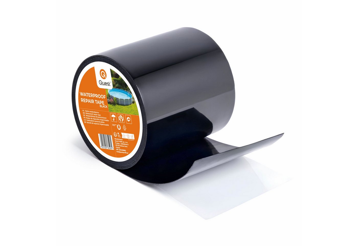 Quest Dichtband Butyl-Reparaturband 100 mm, 3-m-Rolle (1-St) selbstklebend, 100 mm, 3-m-Rolle Bild 2
