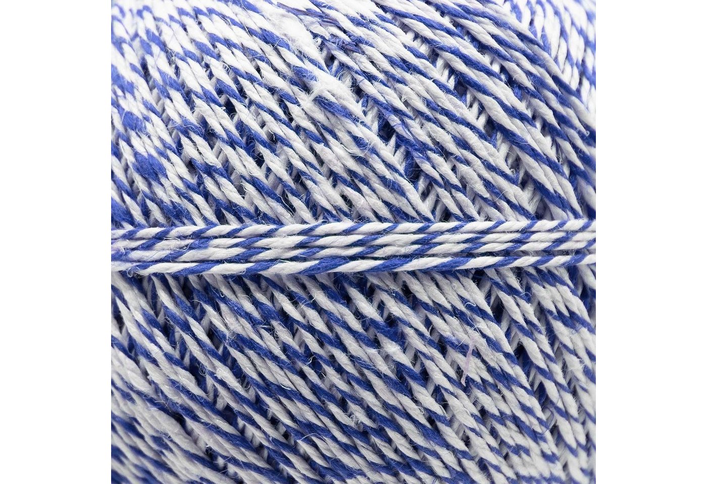 Landshop24 Wurstbindfaden Wurstgarn Metzgergarn Knäuel blau/weiss Küchengarn, 180,00 m (1 Knäuel), lebensmittelecht Bild 3