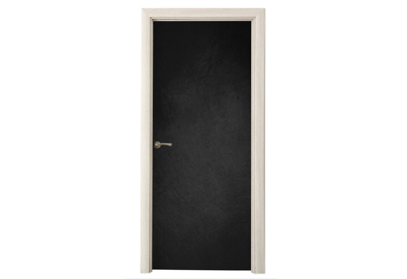 MuchoWow Türtapete Beton - Schwarz - Grau - Strukturiert - Industriell, Matt, bedruckt, (1 St), Selbstklebende Tapete, Folie für Möbel, 70x215 cm Bild 5