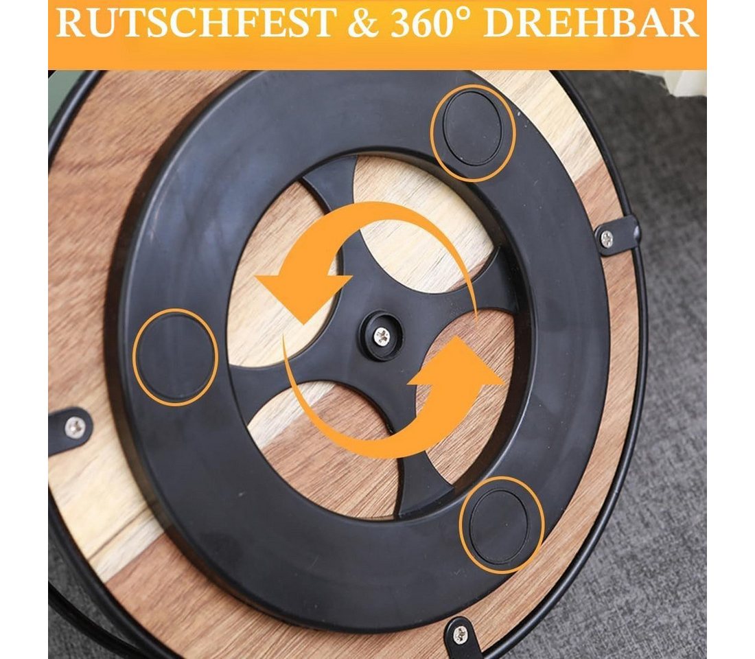 Fyrove Küchenorganizer-Set Drehbarer Organizer – 360° Drehteller für Bad, Küche & mehr, (1-tlg), Drehteller Organizer Drehbar Gewürz Organizers Küchen Gewürzregal Bild 2