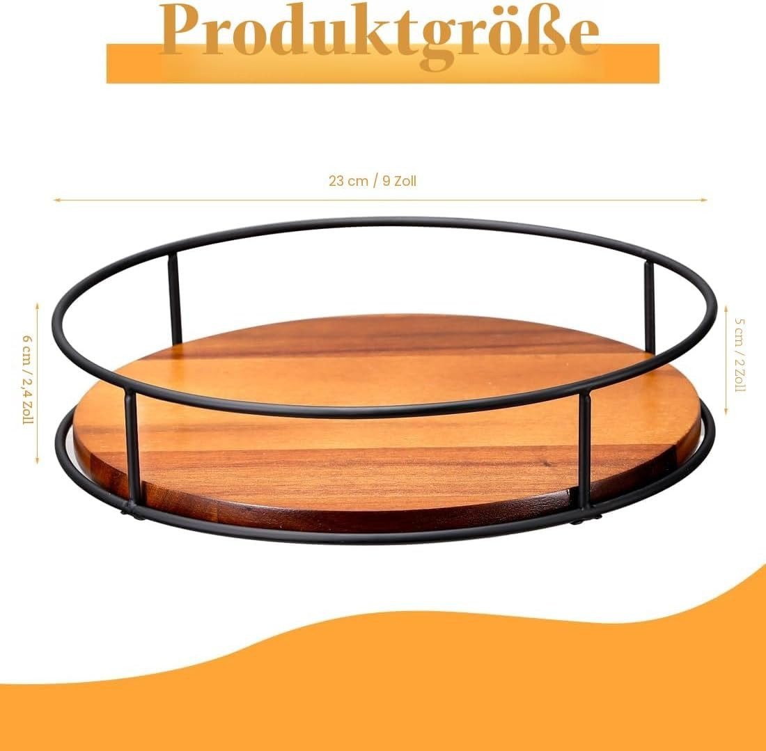 Fyrove Küchenorganizer-Set Drehbarer Organizer – 360° Drehteller für Bad, Küche & mehr, (1-tlg), Drehteller Organizer Drehbar Gewürz Organizers Küchen Gewürzregal Bild 5