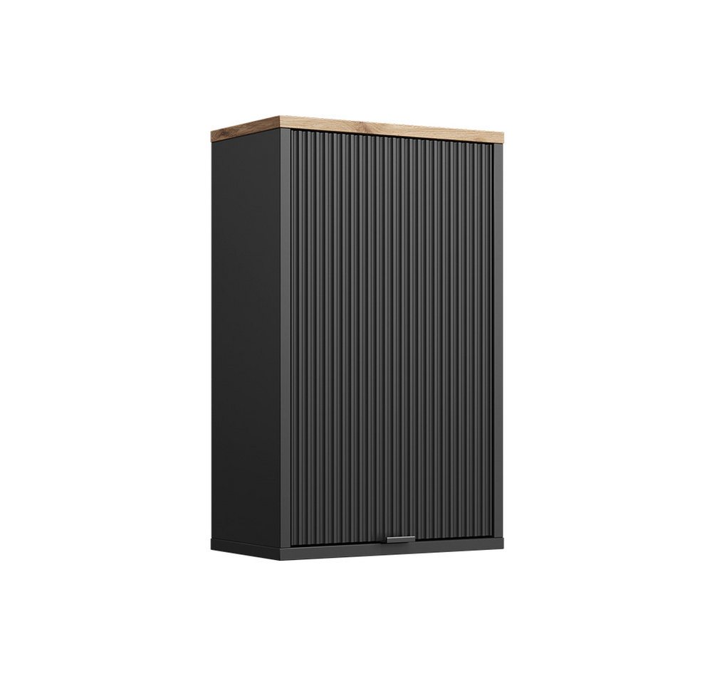 Vicco Hängeschrank Eliza, Schwarz/Viking Oak, 40 x 65 cm mit 2 Regalböden (1-St) Bild 4