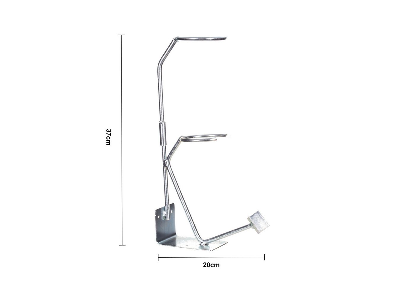 BENBOW Werkzeughalter Lackierpistolenhalter mit Siebhalter – 2-in-1 Wandhalterung, Halter für Lackierpistole und Lackiersieb 37 x 8,5 x 20 cm
