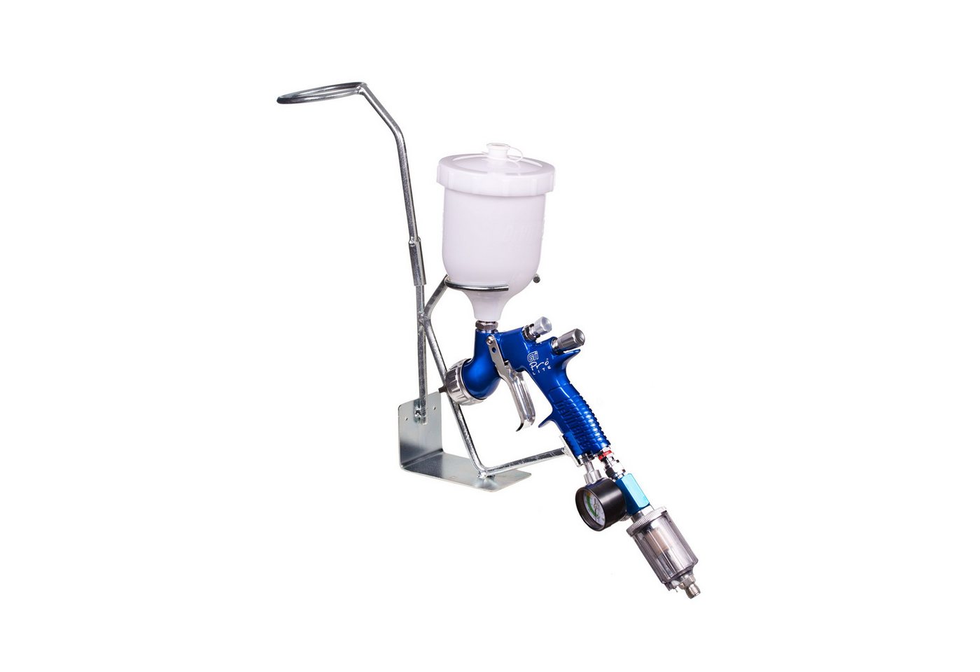 BENBOW Werkzeughalter Lackierpistolenhalter mit Siebhalter – 2-in-1 Wandhalterung, Halter für Lackierpistole und Lackiersieb 37 x 8,5 x 20 cm Bild 2