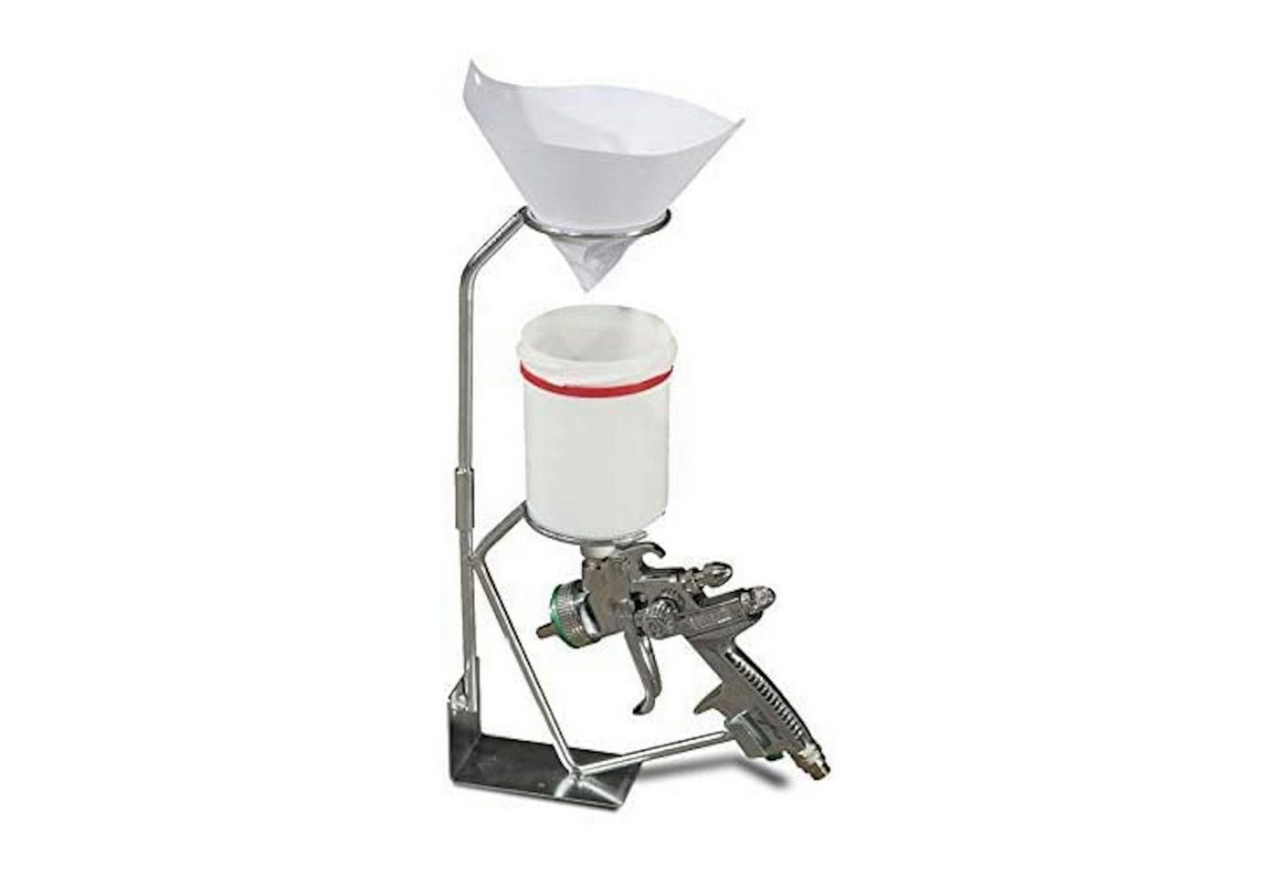 BENBOW Werkzeughalter Lackierpistolenhalter mit Siebhalter – 2-in-1 Wandhalterung, Halter für Lackierpistole und Lackiersieb 37 x 8,5 x 20 cm Bild 3