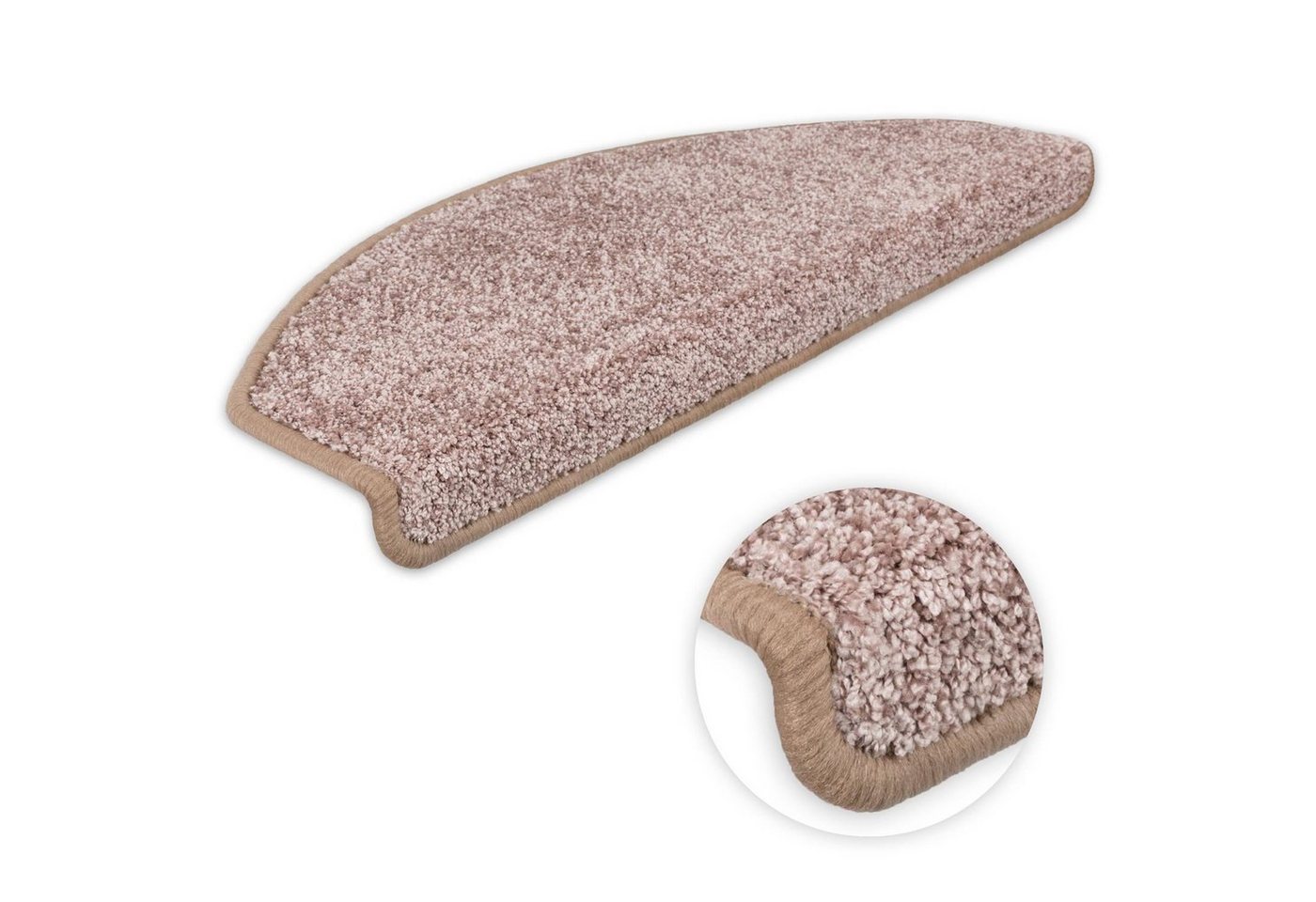 Metzker® Stufenmatte Stufenmatten Ventura Halbrund Alt-Rosa 1 Stück, Höhe: 8 mm Bild 2