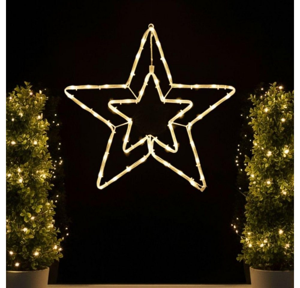 Kamelio LED Fensterbild LED Fensterdeko Weihnachten mit Timer und Batterie Fensterbild, LED, warmweiß Bild 2
