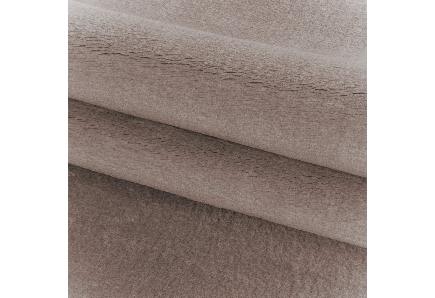 Stilvoll Günstig Teppich einfarbig für Wohnzimmer, Läufer, Höhe: 7 mm Bild 5