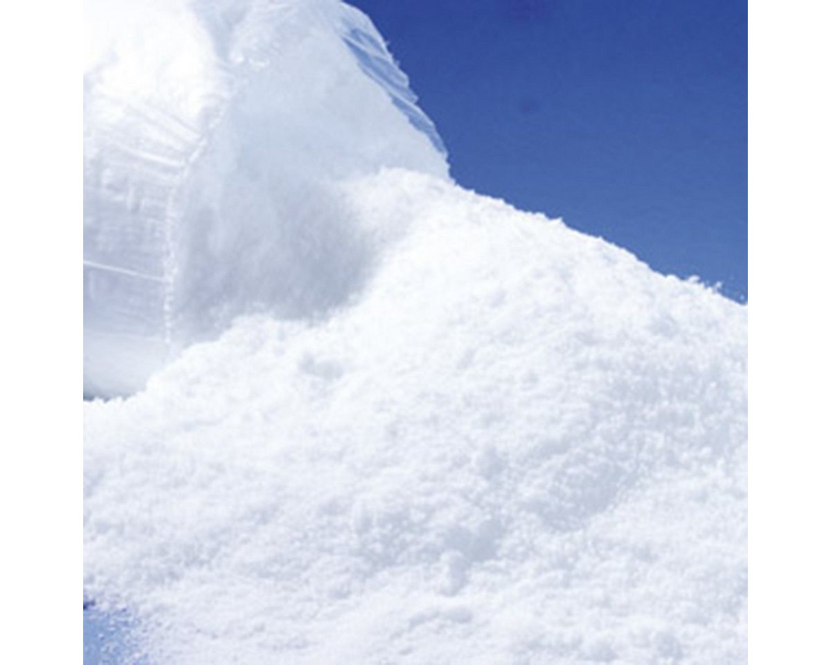 Annastore Streudeko Kunstschnee Alpin, sehr fein wie echter Pulverschnee - Dekoschnee, (Kunstschnee zum Basteln), Pulverschnee, Schnee, Schneedeko, Weihnachtsschnee Bild 2